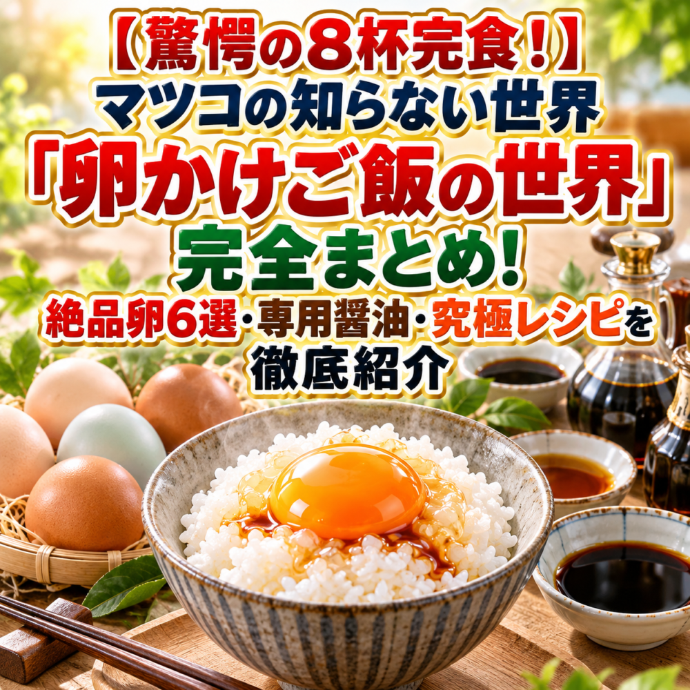 マツコの知らない世界 卵かけご飯の世界 まとめ