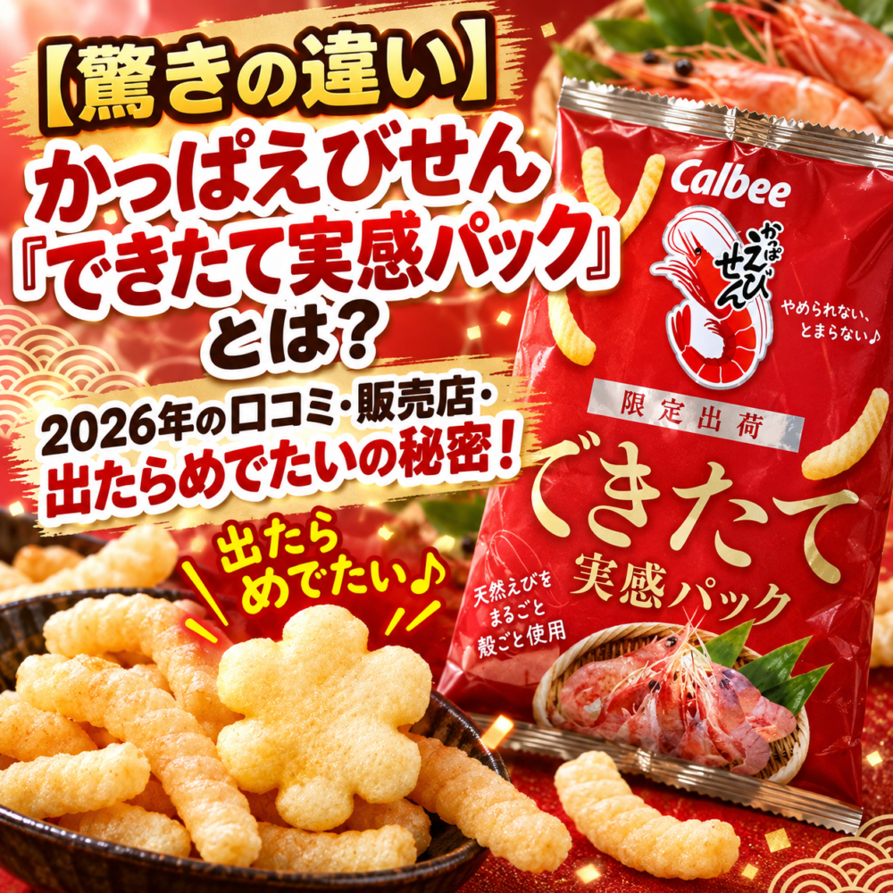 かっぱえびせん できたて実感パック 違い