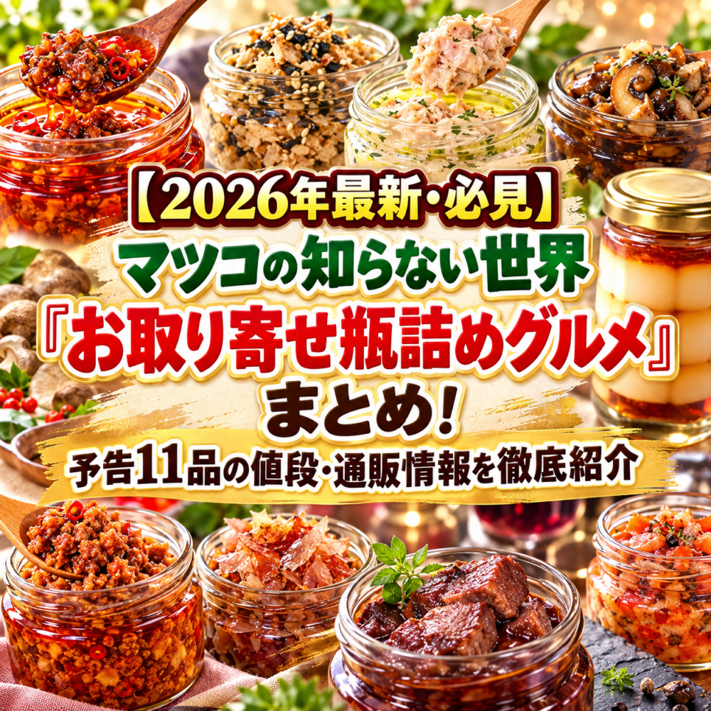 マツコの知らない世界 お取り寄せ瓶詰めグルメ まとめ